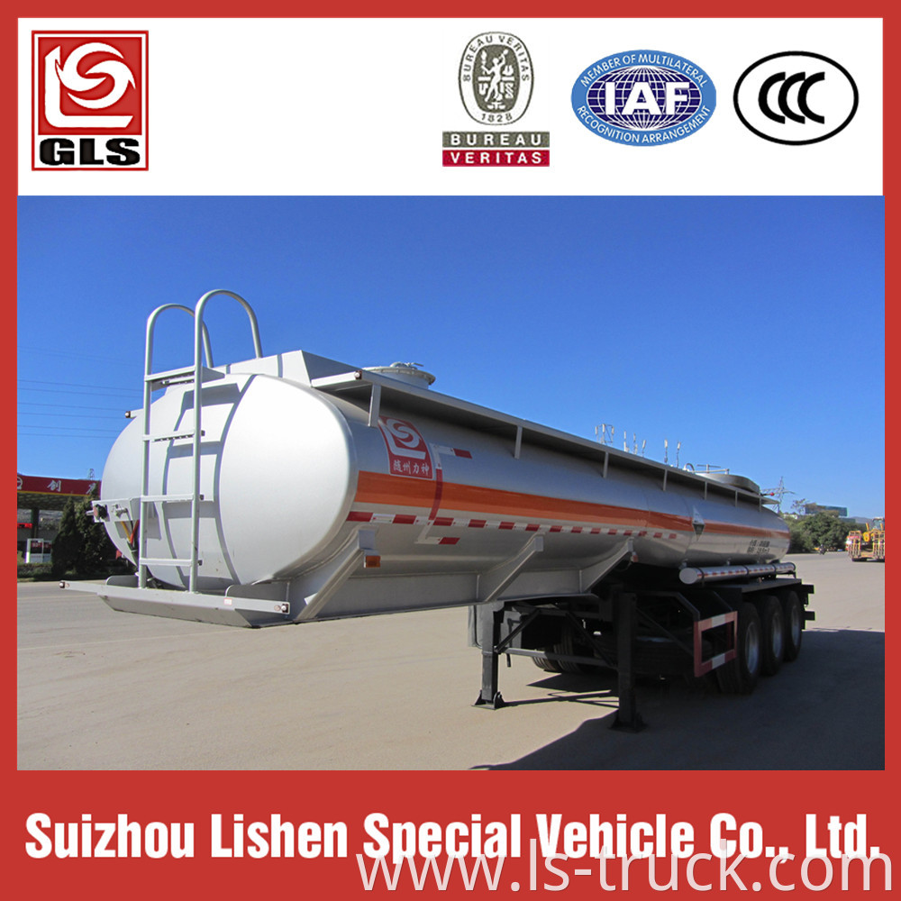 Stainless Steel Chemical Semi Trailer Tanker Truck